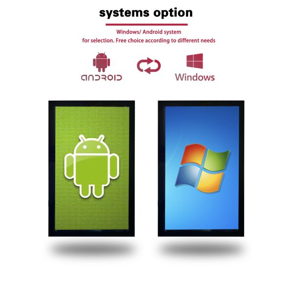 Outdoor Temperature Resistance K10 Fanless Heat dissipation Advertising Digital kiosk Display 24/7 hours