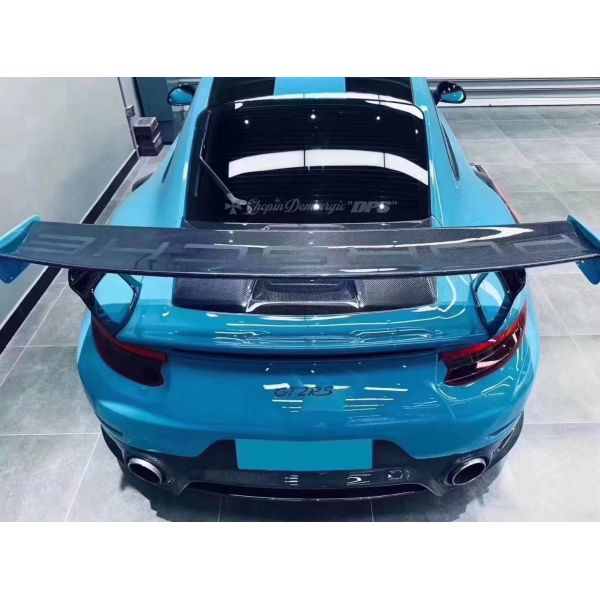 2022 Nuevos productos 911 991.2 GT2RS Kit de carrocería para Porsche 911 delantero y trasero parachoque de cubierta de fibra de carbono spoiler 2016-2018