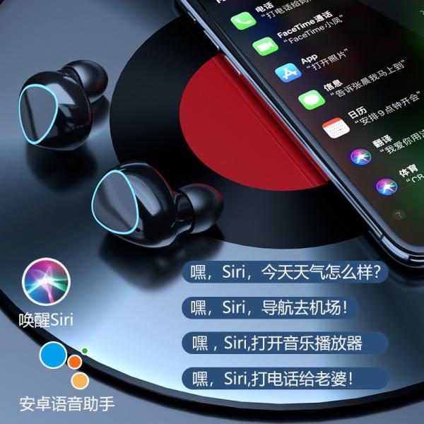 Long Standby 9D Noise Reduction Sports Bluetooth Earphones M10 TWS