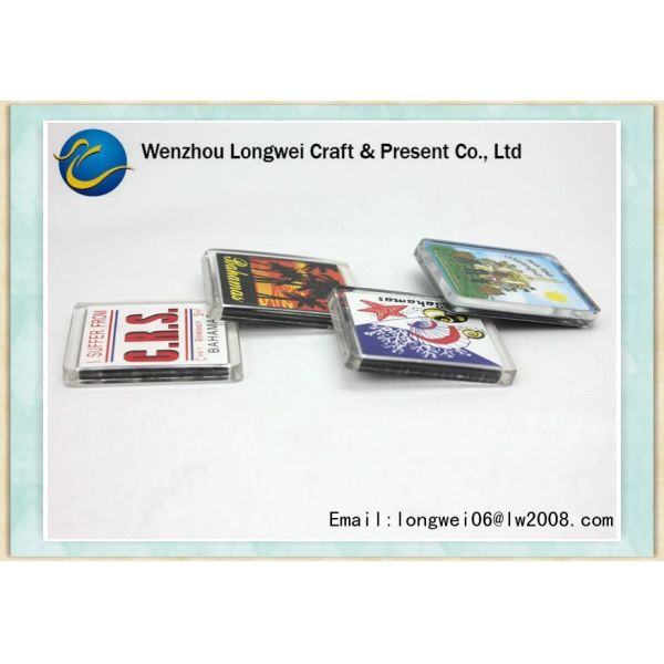 Мултиколор бумага внутри акрилового магнита холодильника как украшение жизни