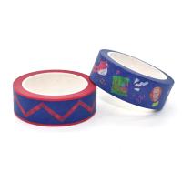 La aduana japonesa de la cinta adhesiva de Washi imprimió la cinta coloreada de Washi del brillo