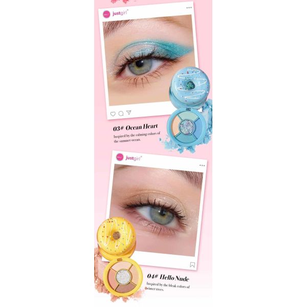 4 Colors Duochrome Eyeshadow 7.5g