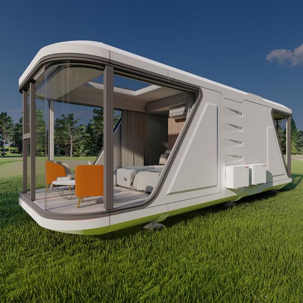 Discover the Possibilities of Prefabricated Accommodation 28㎡ customized Space Capsule Hotel for sale