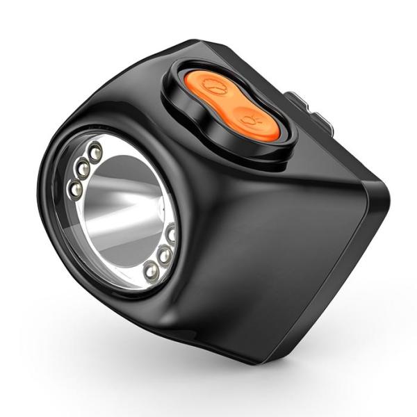 Portable Cordless Cap Lamp , Digital Cree Led Mining Headlamp