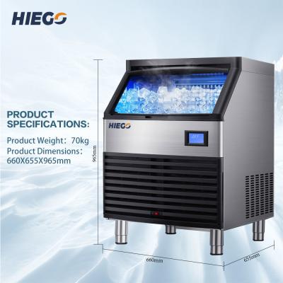 Stainless Steel ABS Automatic Ice Machine Block Ice Machine For Beverage Food Shop