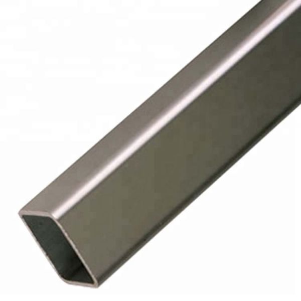 Mill Finished Round Corner 0.7mm Aluminium Rectangular Tube