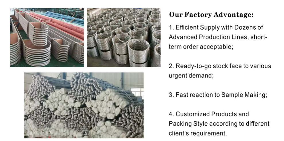 310S Stainless Steel Heat Exchanger Tube with 1150°C High Temperature Resistance and Seamless Cold Drawn Construction