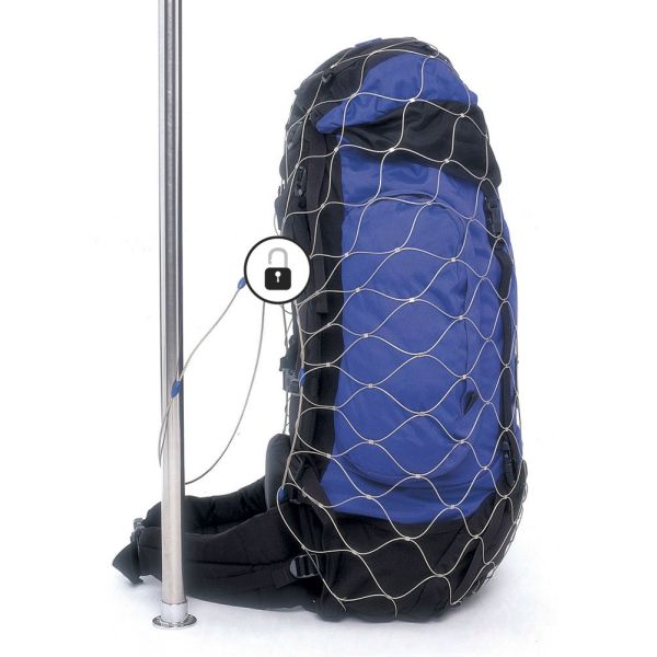 stainless steel anti-theft bag wire rope mesh for backpack and bag protector
