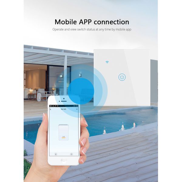 120VAC 2 выключатель Zigbee Великобритания переключателя 15A пути шатии 1 умный умный