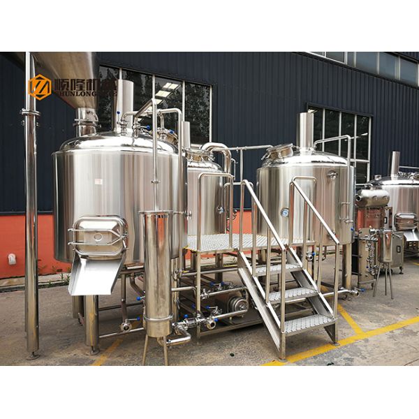 Craft Artisanal Beer Making Equipment 10HL Mash / Lauter Tun 3.0mm Inner SS Material