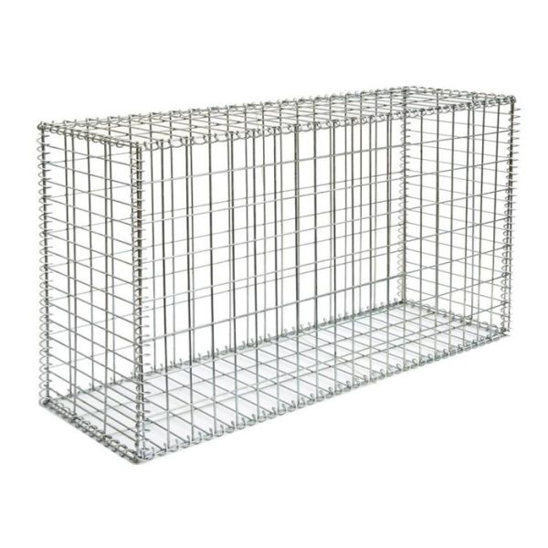 Galvanized Q195 Gabion Wall Baskets 100x100mm Hole Size