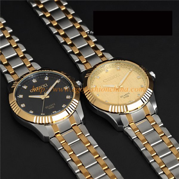 Fashion Watch Factory Direct Sale Small MOQ 20PC Stainless Steel Watch Quartz Watch Luxury