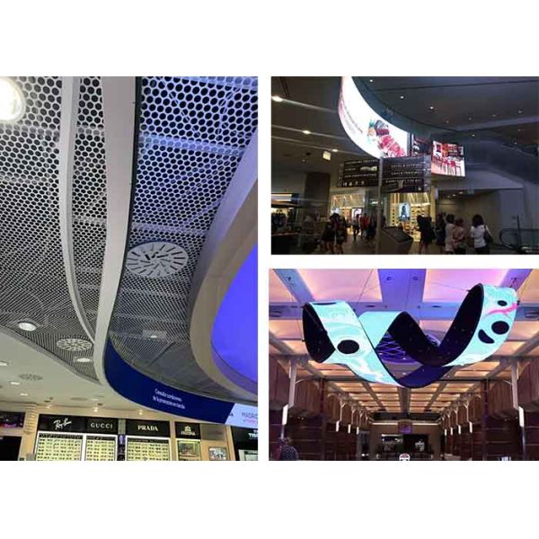 HD Soft Module Flexible Led Screen Display P2.5 Slim Rubber Creactive Installation