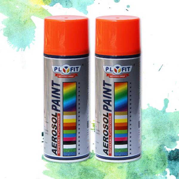 Metallic Acrylic Aerosol Paint Liquid Coating State For Metal / Wood / Glass