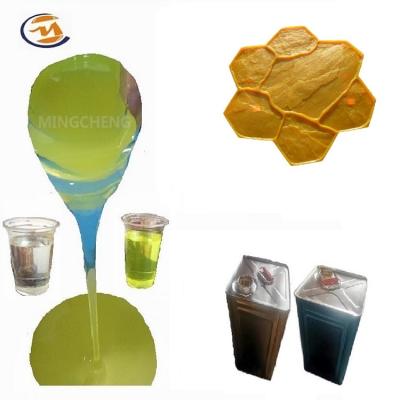 2 Component Polyurethane Liquid Rubber Decorative Concrete Stamp Molds Making