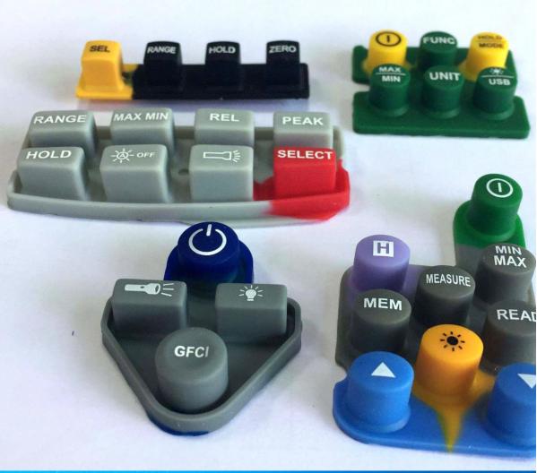 Customized Electronic Silicone Rubber Button With FDA ROHS Certification
