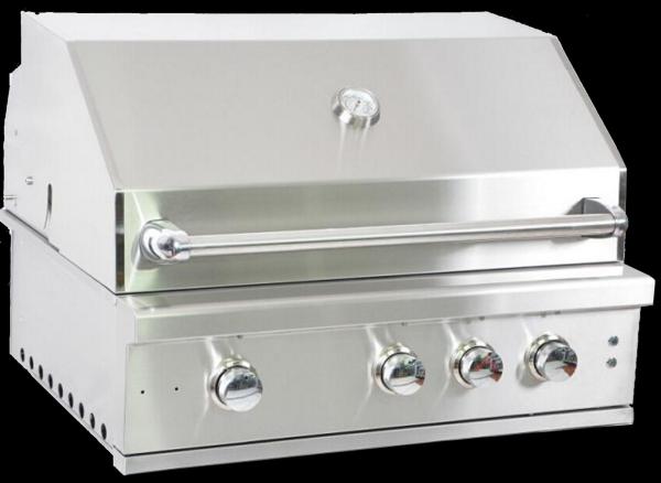 Luxury outdoor bbq kitchen built in gas bbq grill bbq island with back burner, LED light , cast SUS 304 Burner for US