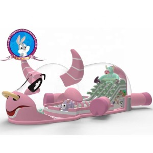 Ox Shape Amusement Park Advertising Inflatable Transparent Dome Tent Event Promotional Bubble Tent