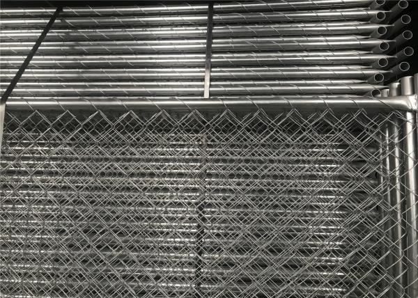 Temporary Construction Fencing Panels 1-⅜ tube vertical brace Chain Link Fence Panels 6'/8'/4' Height