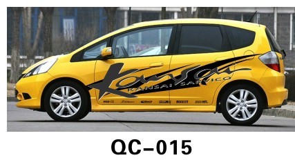 UV offset printing Car Body Sticker QC-015A / Car Decoration