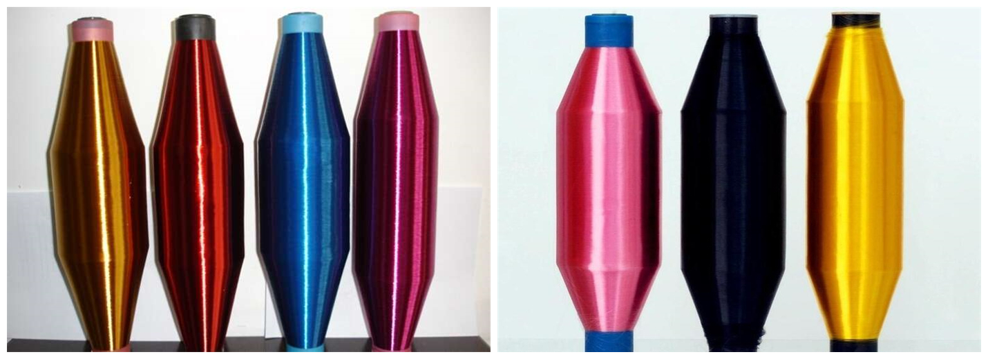 Le dopant de monofilament de polyester a teint des fils de polyesters pour la catégorie de la broderie 20D aa