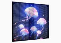 P3.9 500*500mm LED Grille Display Screen 4500cd Professional digital signage solution for shop windows and shopping malls