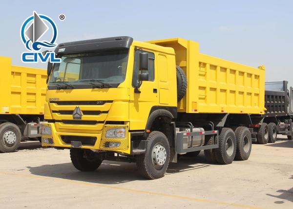 Sinotruck Howo 6x4 Tipper Truck New 30ton Hydraulic Cylinder Dump Truck manual transmission