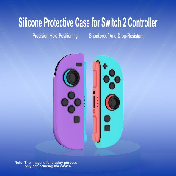 New Color Edition Shockproof & Anti-Slip Silicone Protective Case for Nintendo Switch 2 Joy-Con Left Right Controller