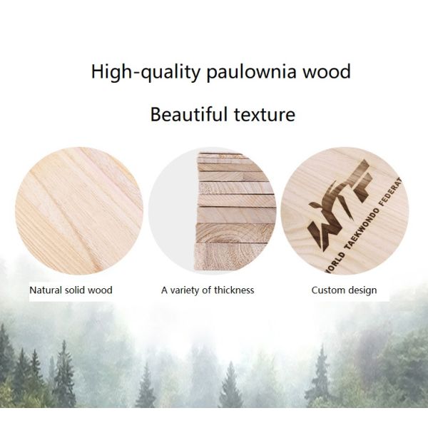 Паулуния Деревянный Тхэквондо Брейкинг Боевые Искусства Деревянные доски для детей