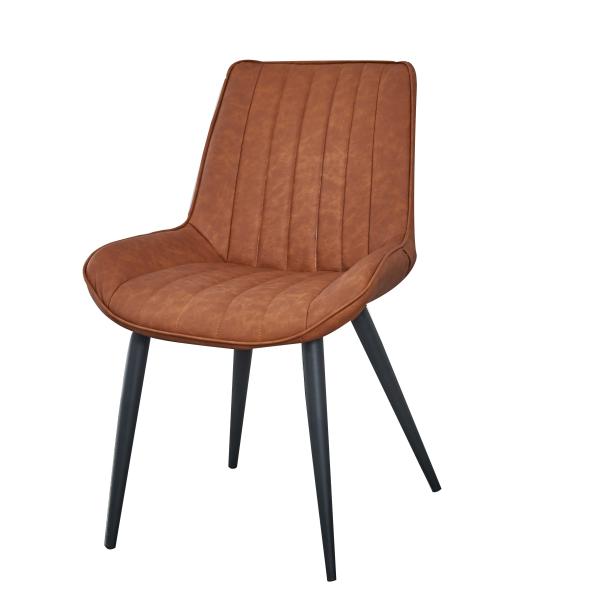Luxury Fabric Dining Room Chairs Wood Imitated Eco - Friendly Solid Back