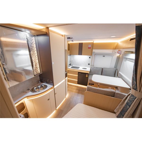 Трейлер перемещения стеклоткани шасси ALKO меняет внешний Rambler Motorhome праздника размера