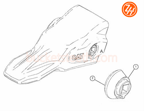505-4097RC Digger Bucket Tooth , E323  Bucket Teeth