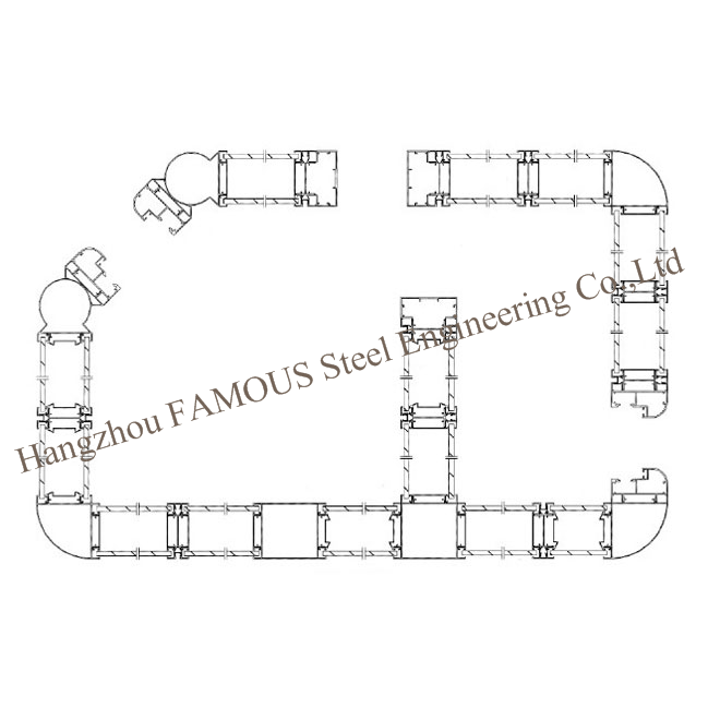 Звукоизоляционные 6mm акустические стены стеклянного раздела, раздел офиса 12mm алюминиевый стеклянный