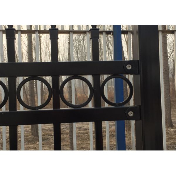 Ornamental Picket Steel Fence Panel / Black Steel Fence / Ornamental Steel Fence