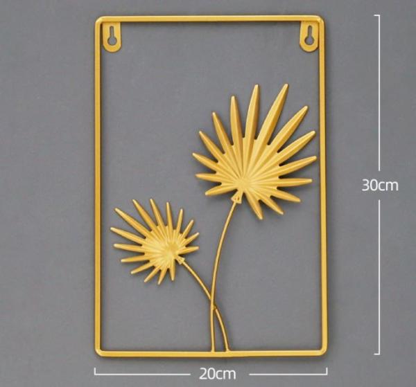 Europe Metal Light Luxury Wall Decoration