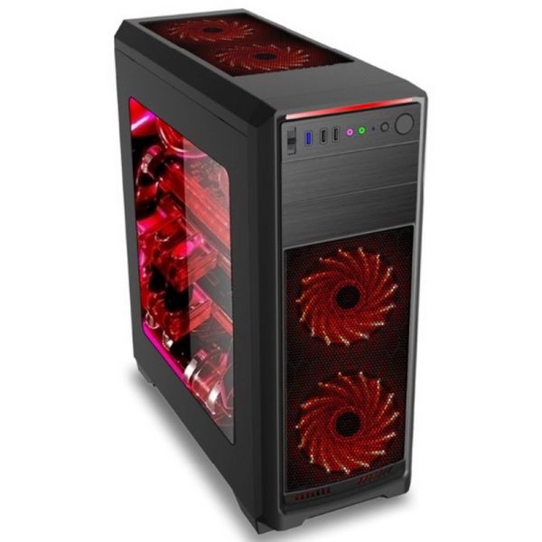 Прозрачный случай RGB шкафа компьютера для материнской платы 410 Atx