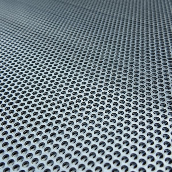 Perforated Stainless Steel Bar Grating Round Holes Rust Resistant
