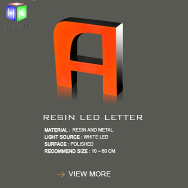 3D Acrylic Led Channel Letters Sign Wall Mounted Advertising For Shop Front Name Display