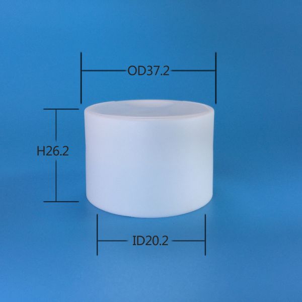 Anti Leakage White Plastic Screw Caps , Double Wall 20mm Flip Top Caps