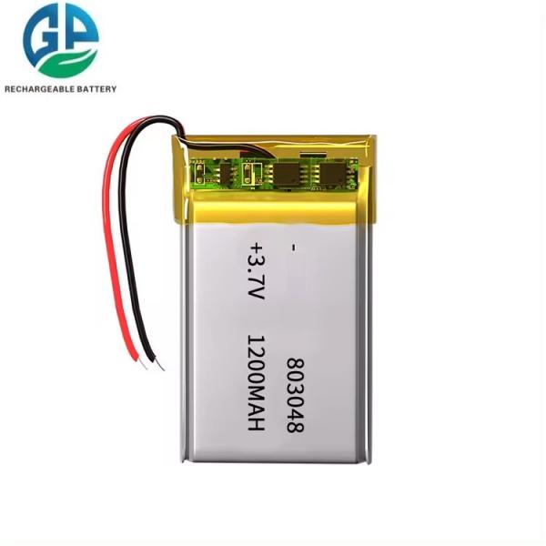 Gpe 803048 Rechargeable Battery Pack 1200mah 3.7v lipo battery polymer battery