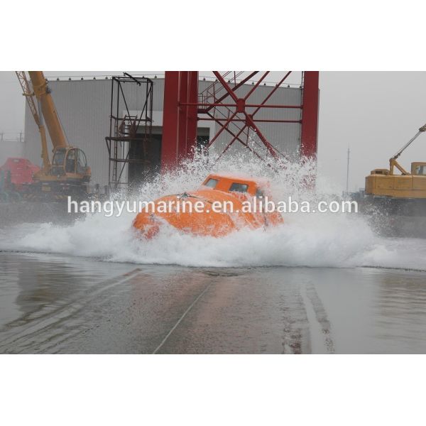 Marine totally enclosed fiberglass lifeboat for sale