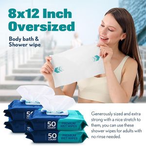OEM Custom Incontinence Disposable Washcloths for Hospital, Home, Outdoor
