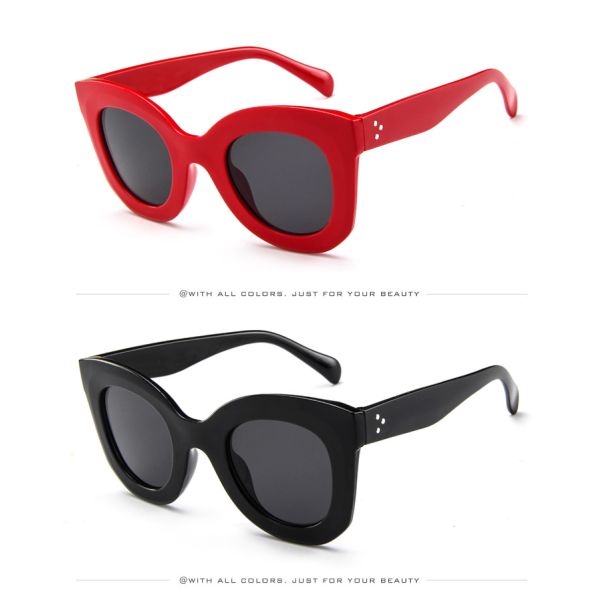 Butterfly Frame Sunglasses Fashionable Unisex Square Solaires