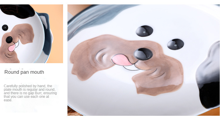 Шар печи милого дизайна собаки керамический с 9 дюймами 10 дюймов размер 12 дюймов