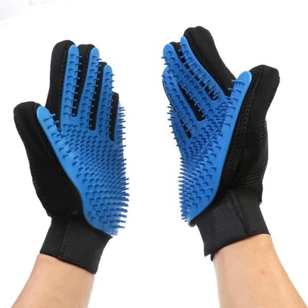 Comforta True Touch  Pet Grooming Glove TPE Material Customized Logo