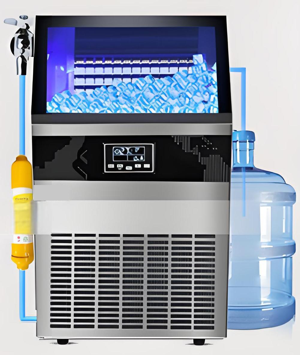 150kg Fully Automatic Medium-sized Ice Maker Is Used for Making Drinks and Preserving Ingredients