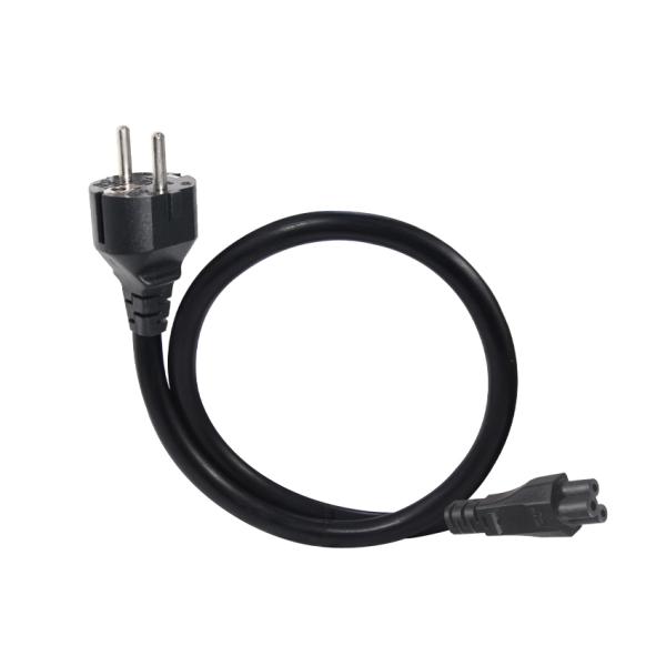 EU Schuko à C5 câble d'alimentation 3 noyau 1.5M 250V pour adaptateur d'ordinateur portable