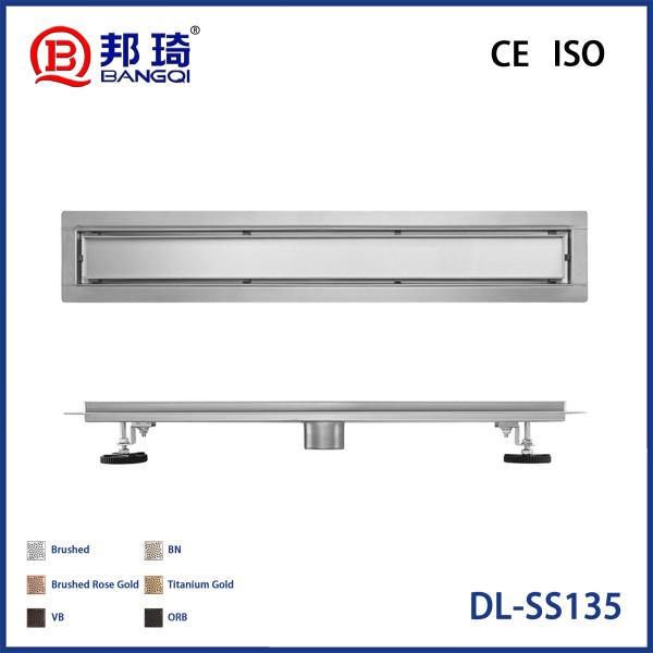 DL-SS135 Drainage de plancher en acier inoxydable européen