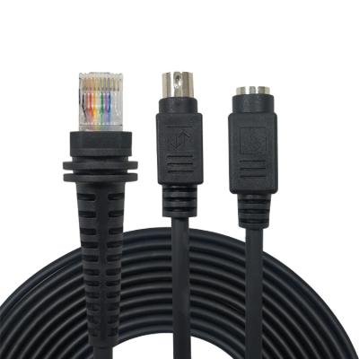 Cabo de dados compatível preto do varredor em linha reta para 1902ghd 1902gsr