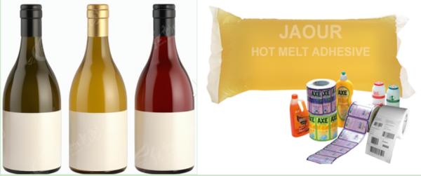 Hot Melt Glue Adhesive For Glass Bottle Labeling Glass Bottle Labels